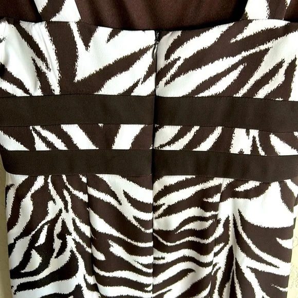 Connected Apparel Brown and White Zebra Print - Picture 5 of 10